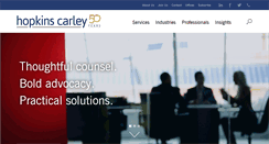 Desktop Screenshot of hopkinscarley.com