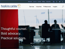 Tablet Screenshot of hopkinscarley.com